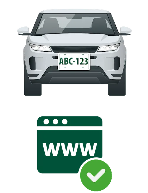 Do register your license plate with your parking permit online