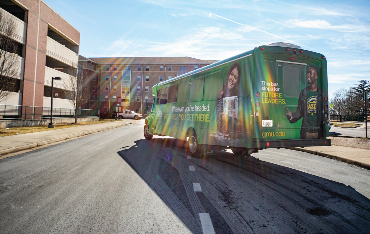 Mason Shuttles from Fairfax Campus to Mason Square, SciTech Campus, area shopping malls, metro stations, and more!